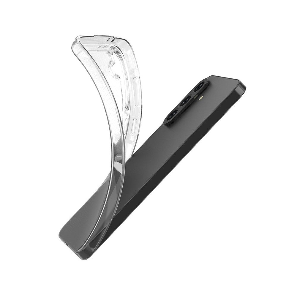 Husa Telefon, Flippy, Compatibila Samsung Galaxy S23FE, Protect Plus TPU, 0.8-0.9 mm, Transparent