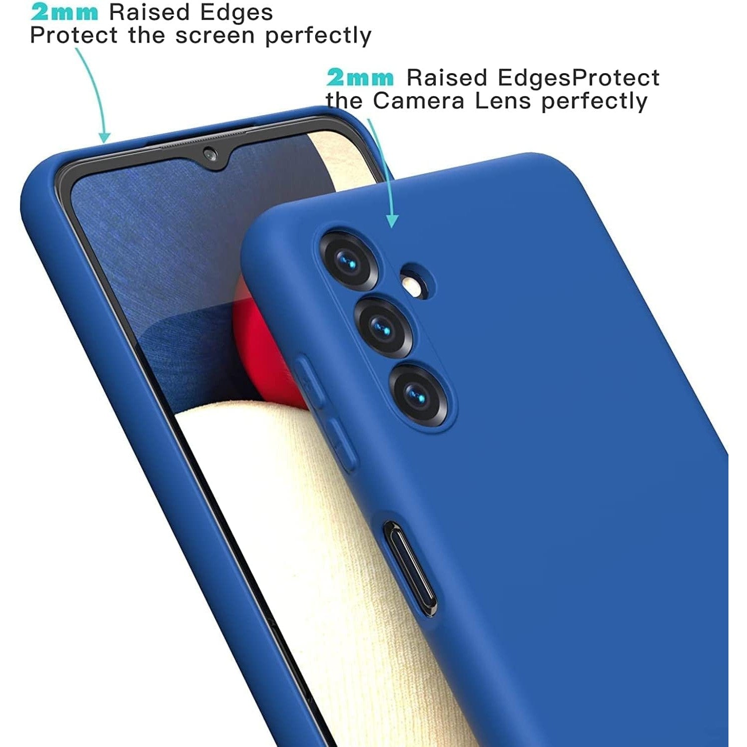 Husa de Protectie, Flippy, pentru Samsung Galaxy S24 FE, Liquid Silicone, cu Microfibra pe Interior, Protectie Antisoc,