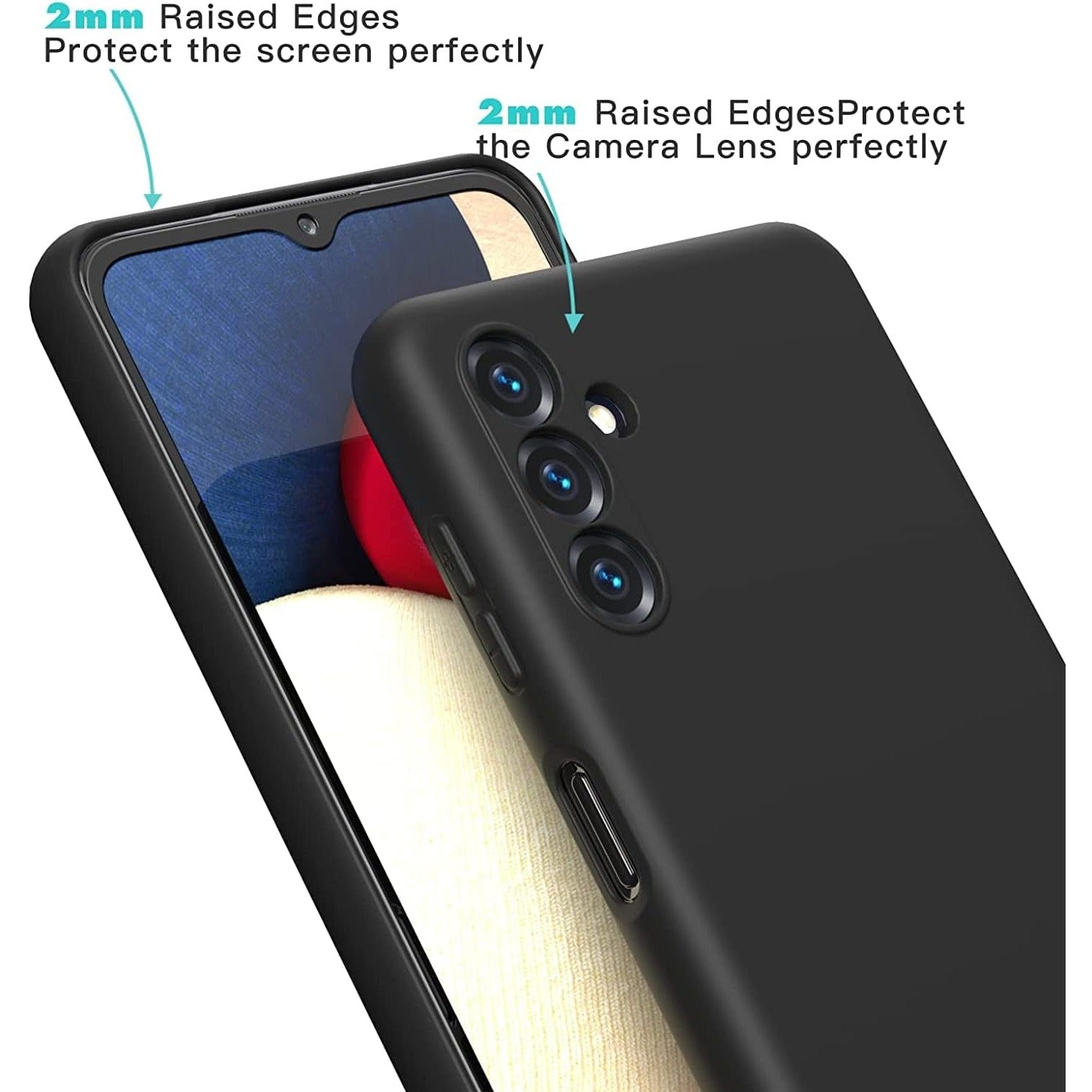 Husa de Protectie, Flippy, pentru Samsung Galaxy S24 FE, Liquid Silicone, cu Microfibra pe Interior, Protectie Antisoc,