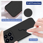 Husa de Protectie, Flippy, pentru Xiaomi 14, Liquid Silicone, cu Microfibra pe Interior, Protectie Antisoc, Compatibil