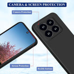 Husa de Protectie, Flippy, pentru Xiaomi 14, Liquid Silicone, cu Microfibra pe Interior, Protectie Antisoc, Compatibil