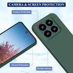 Husa de Protectie, Flippy, pentru Xiaomi 14, Liquid Silicone, cu Microfibra pe Interior, Protectie Antisoc, Compatibil