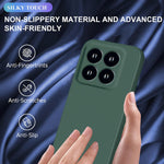 Husa de Protectie, Flippy, pentru Xiaomi 14, Liquid Silicone, cu Microfibra pe Interior, Protectie Antisoc, Compatibil
