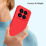 Husa de Protectie, Flippy, pentru Xiaomi 14, Liquid Silicone, cu Microfibra pe Interior, Protectie Antisoc, Compatibil