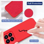 Husa de Protectie, Flippy, pentru Xiaomi 14, Liquid Silicone, cu Microfibra pe Interior, Protectie Antisoc, Compatibil
