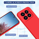 Husa de Protectie, Flippy, pentru Xiaomi 14, Liquid Silicone, cu Microfibra pe Interior, Protectie Antisoc, Compatibil