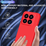 Husa de Protectie, Flippy, pentru Xiaomi 14, Liquid Silicone, cu Microfibra pe Interior, Protectie Antisoc, Compatibil