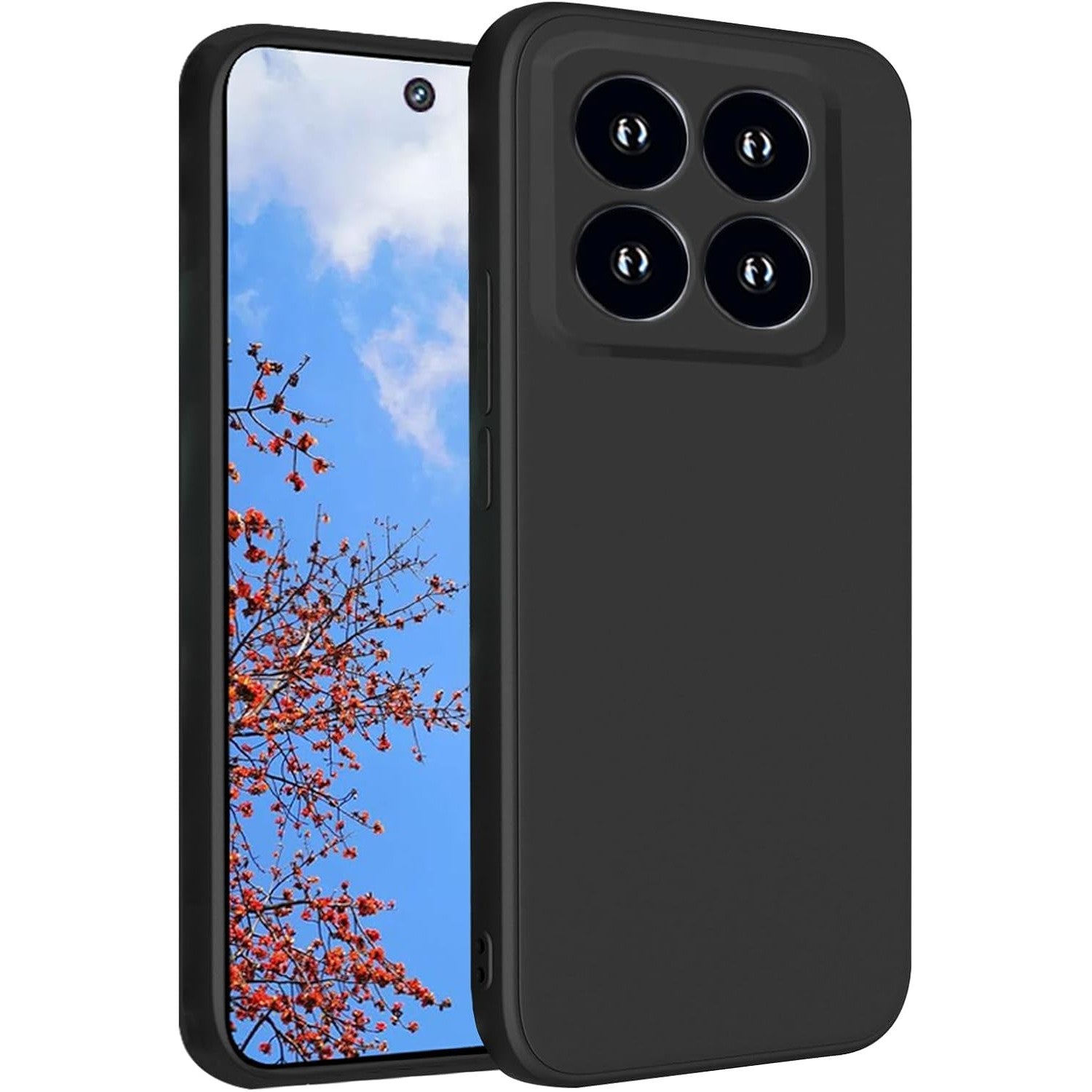 Husa de Protectie, Flippy, pentru Xiaomi 14, Liquid Silicone, cu Microfibra pe Interior, Protectie Antisoc, Compatibil