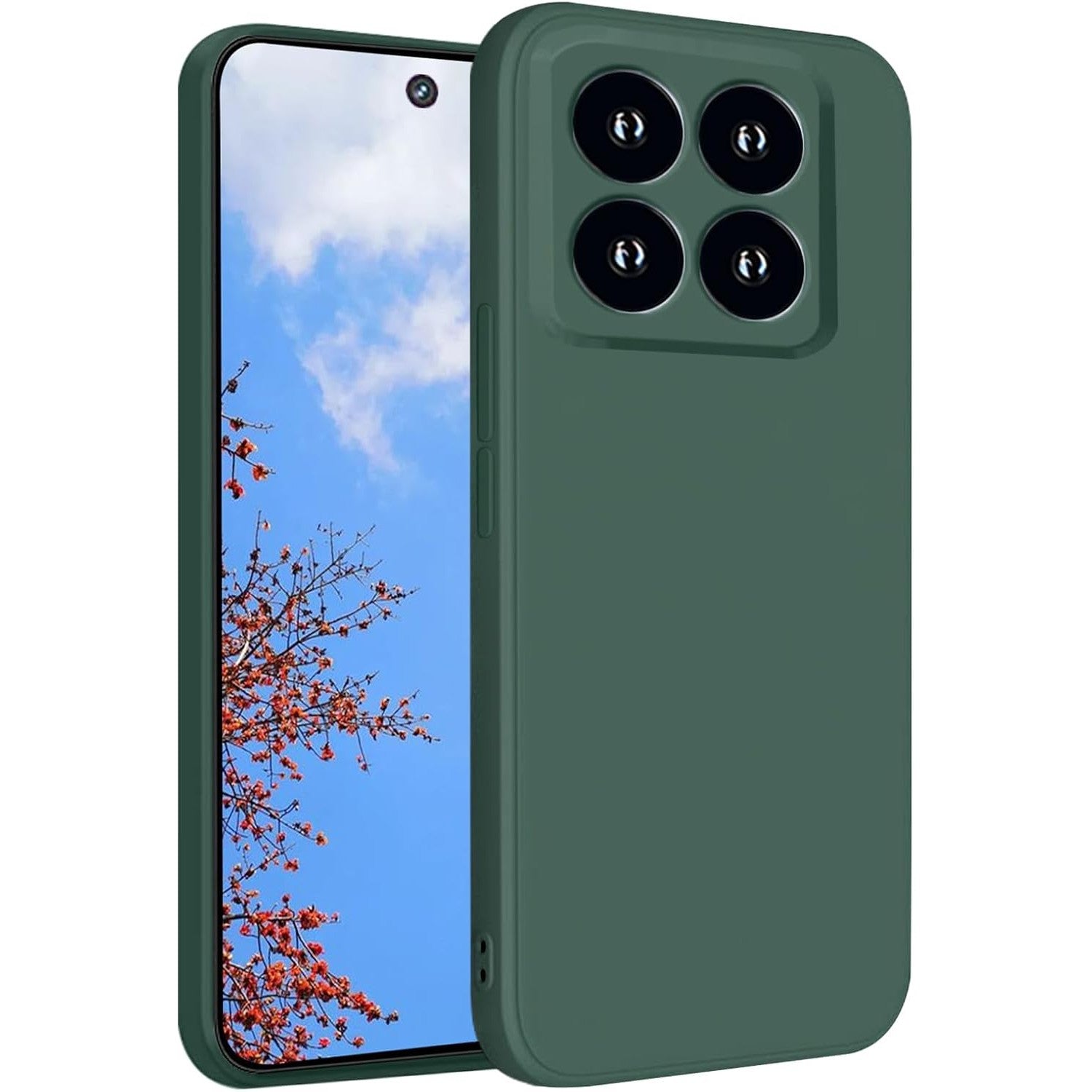 Husa de Protectie, Flippy, pentru Xiaomi 14, Liquid Silicone, cu Microfibra pe Interior, Protectie Antisoc, Compatibil