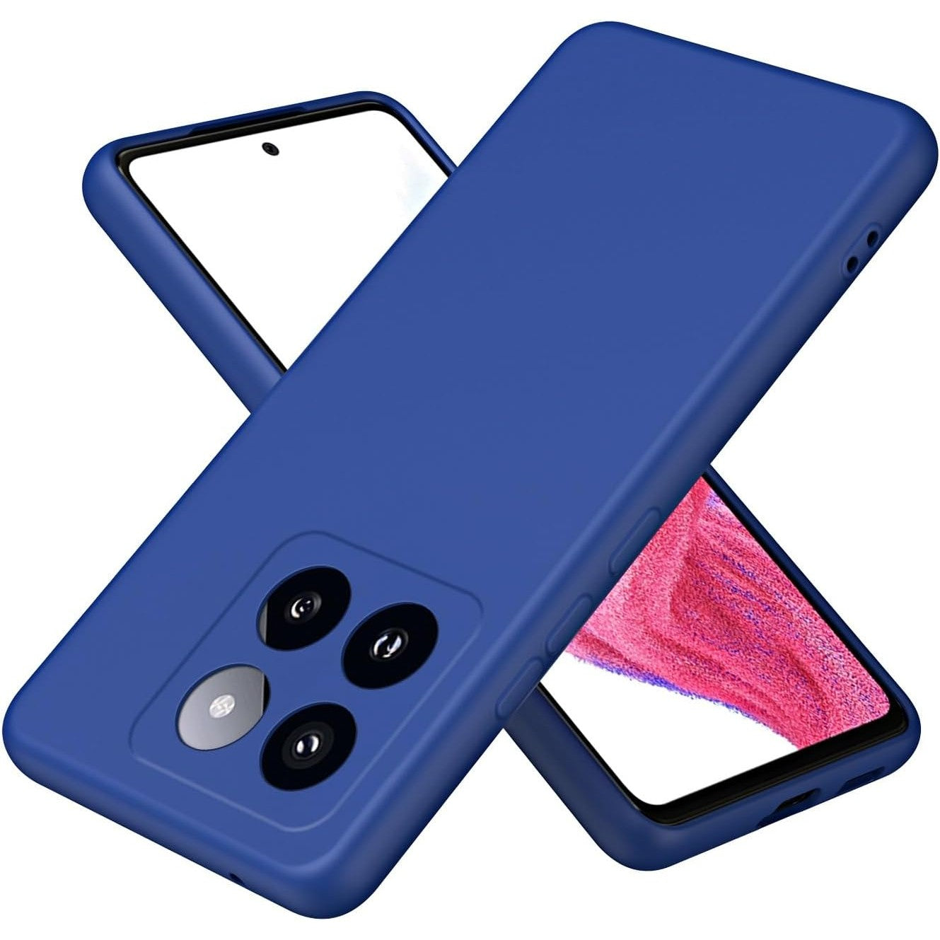 Husa de Protectie, Flippy, pentru Xiaomi 14, Liquid Silicone, cu Microfibra pe Interior, Protectie Antisoc, Compatibil