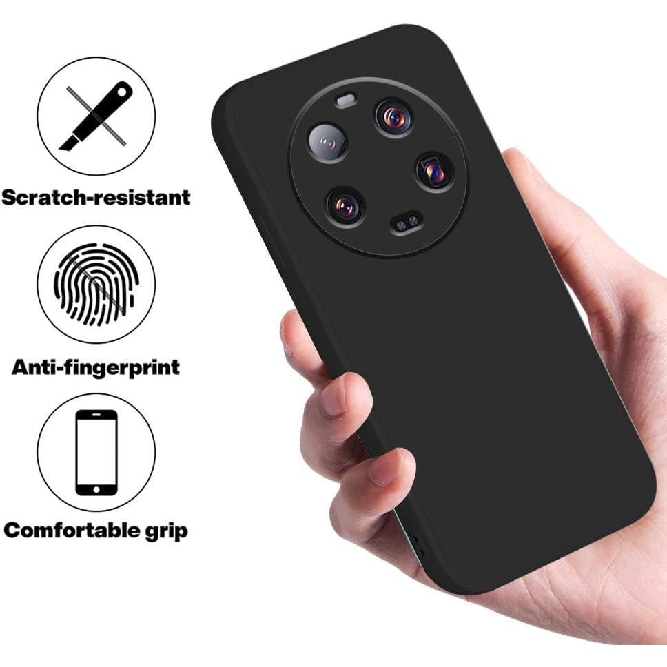 Husa de Protectie, Flippy, pentru Xiaomi 14 Ultra, Liquid Silicone, cu Microfibra pe Interior, Protectie Antisoc,