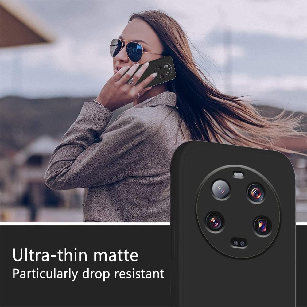 Husa de Protectie, Flippy, pentru Xiaomi 14 Ultra, Liquid Silicone, cu Microfibra pe Interior, Protectie Antisoc,