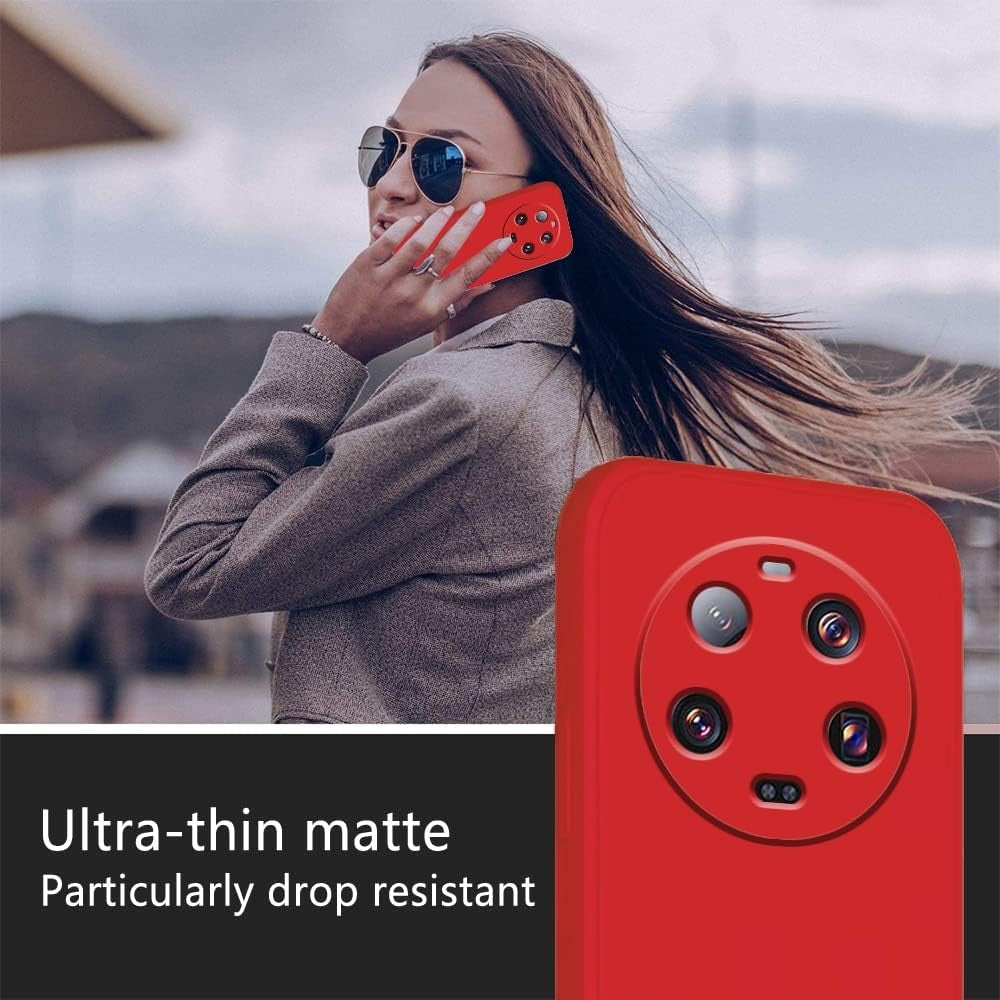 Husa de Protectie, Flippy, pentru Xiaomi 14 Ultra, Liquid Silicone, cu Microfibra pe Interior, Protectie Antisoc,