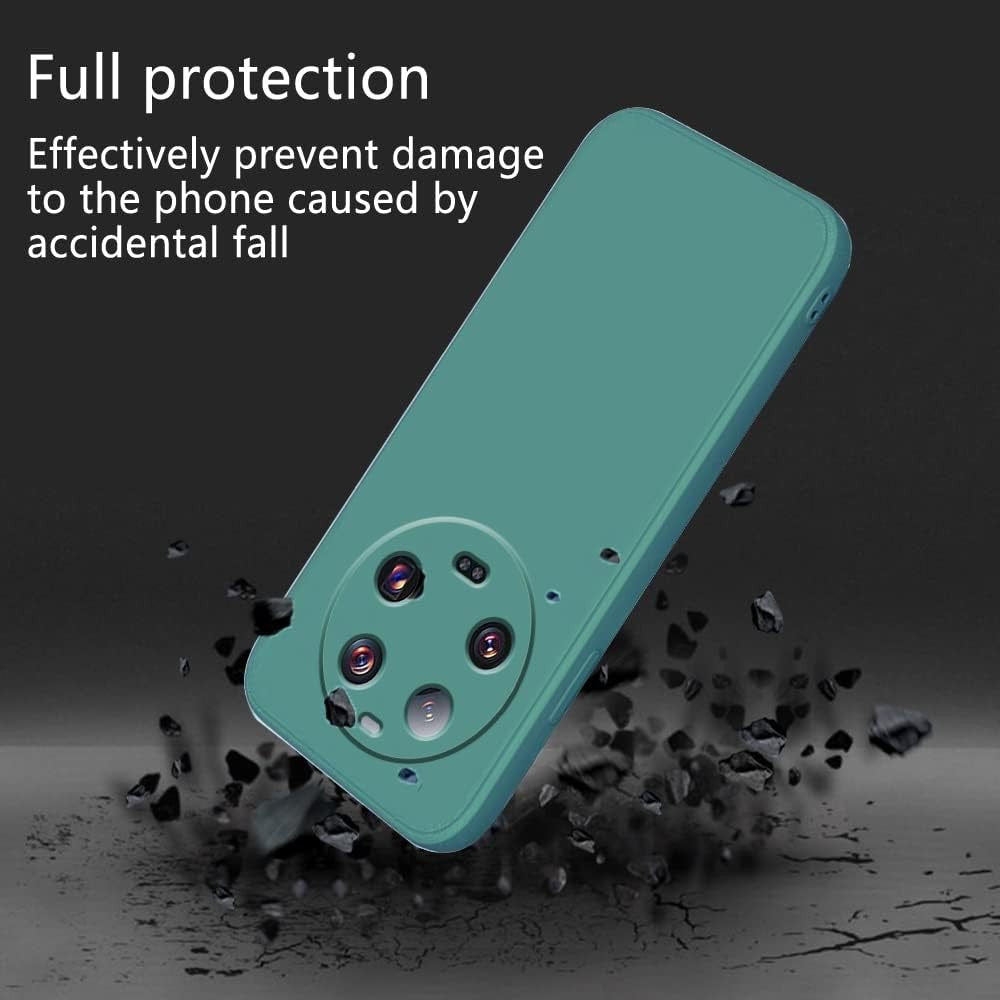 Husa de Protectie, Flippy, pentru Xiaomi 14 Ultra, Liquid Silicone, cu Microfibra pe Interior, Protectie Antisoc,