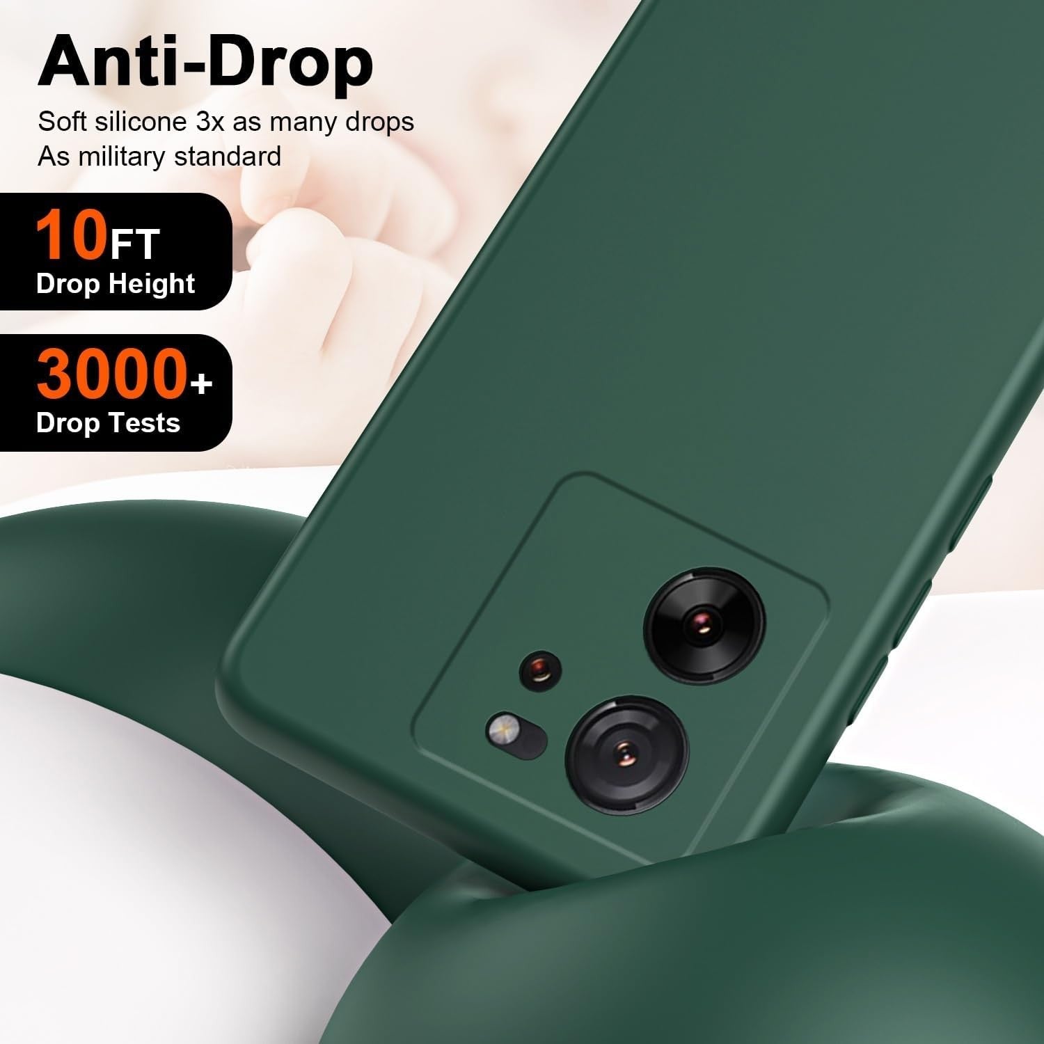 Husa de Protectie, Flippy, pentru Xiaomi Redmi 13T, Liquid Silicone, cu Microfibra pe Interior, Protectie Antisoc,