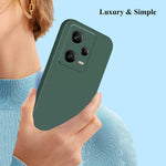 Husa de Protectie, Flippy, pentru Xiaomi Redmi Note 12 Pro 5G, Liquid Silicone, cu Microfibra pe Interior, Protectie