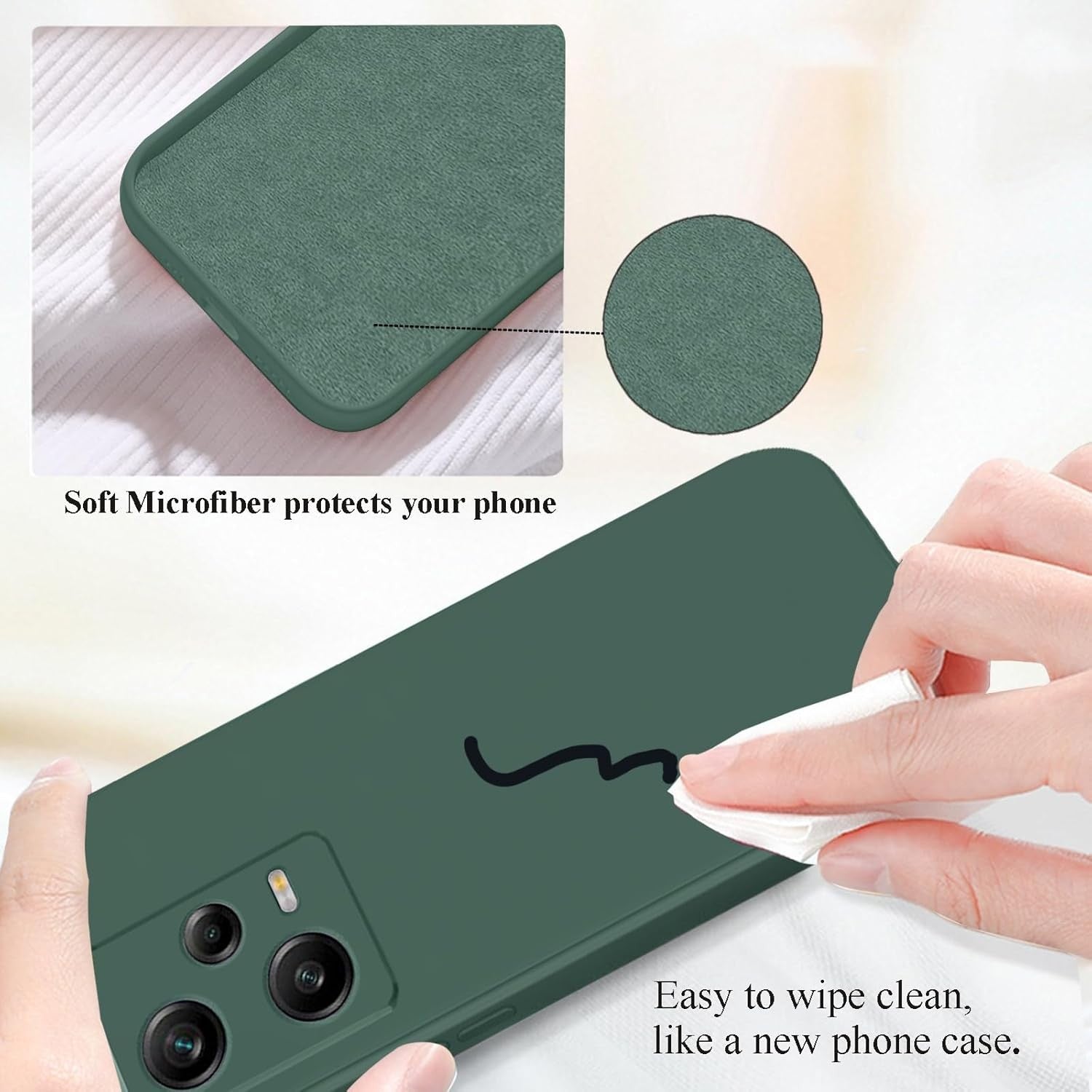 Husa de Protectie, Flippy, pentru Xiaomi Redmi Note 12 Pro 5G, Liquid Silicone, cu Microfibra pe Interior, Protectie