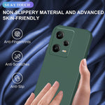 Husa de Protectie, Flippy, pentru Xiaomi Redmi Note 12 Pro 5G, Liquid Silicone, cu Microfibra pe Interior, Protectie