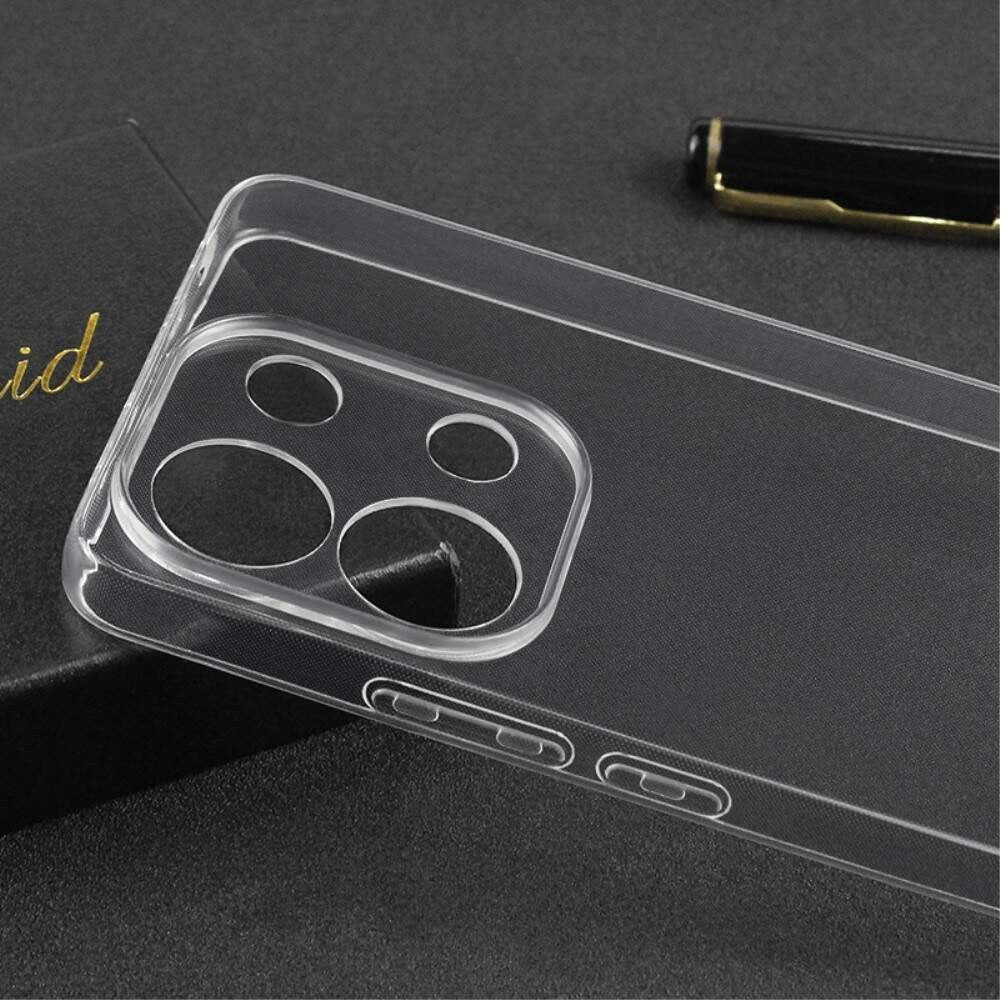 Husa Telefon, Flippy, Compatibila Xiaomi Redmi Note 13 5G, Carcasa TPU, Protectie Camere, 1.5 mm, Transparent