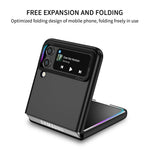 Husa de Protectie, Flippy, pentru Samsung Galaxy Z Flip 5, din PC, cu Pliere Tridimensionala, Multifunctionala, Neagra