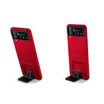 Husa de Protectie, Flippy, pentru Samsung Galaxy Z Flip 5, din PC, cu Pliere Tridimensionala, Multifunctionala, Rosie
