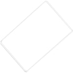 Husa de Protectie Margini Ecran Frontal Tesla, Flipp, Compatibil cu Tesla Model 3/Y, din TPE, Alb