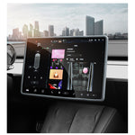 Husa de Protectie Margini Ecran Frontal Tesla, Flipp, Compatibil cu Tesla Model 3/Y, din TPE, Gri