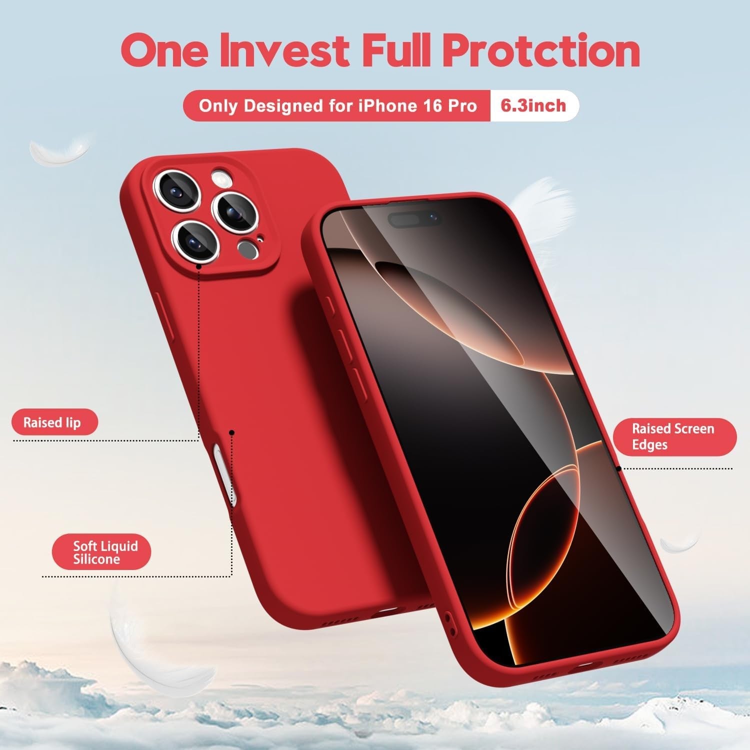 Husa de Protectie Matte TPU, Flippy, pentru Apple iPhone 16 Pro, Protectie Camera, Antisoc, Antizgariere,