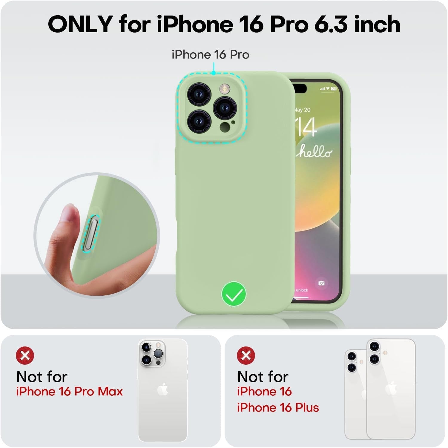 Husa de Protectie Matte TPU, Flippy, pentru Apple iPhone 16 Pro, Protectie Camera, Antisoc, Antizgariere,
