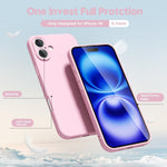 Husa de Protectie Matte TPU, Flippy, pentru Apple iPhone 16, Protectie Camera, Antisoc, Antizgariere, Antialunecare,