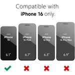 Husa de Protectie Matte TPU, Flippy, pentru Apple iPhone 16, Protectie Camera, Antisoc, Antizgariere, Antialunecare,