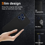 Husa de Protectie Matte TPU, Flippy, pentru OnePlus Nord CE3 Lite, Protectie Camera, Antisoc, Antizgariere,