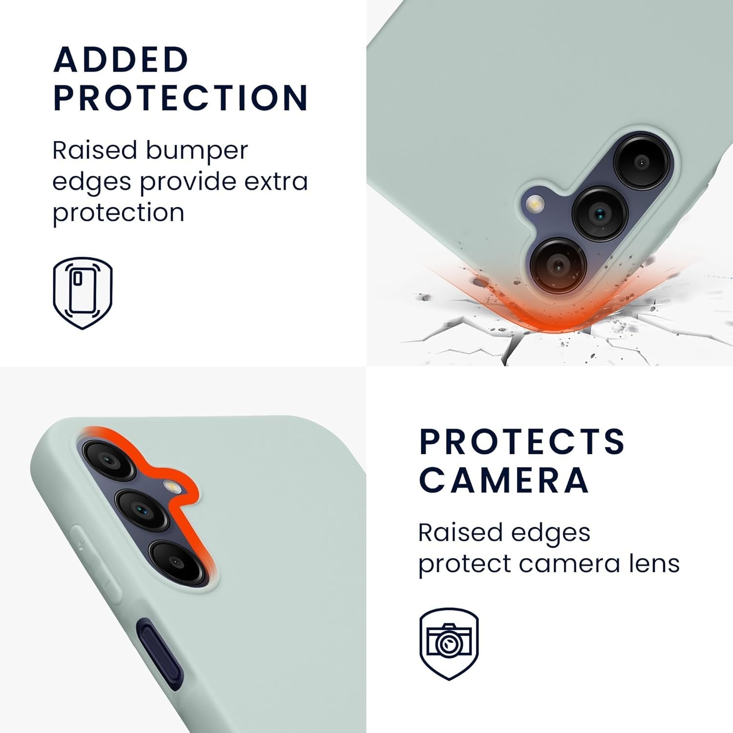 Husa de Protectie Matte TPU, Flippy, pentru Samsung Galaxy A35 5G, Protectie Camera, Antisoc, Antizgariere,