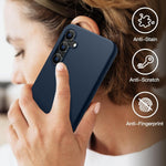 Husa de Protectie Matte TPU, Flippy, pentru Samsung Galaxy S23 FE 5G, Protectie Camera, Antisoc, Antizgariere,