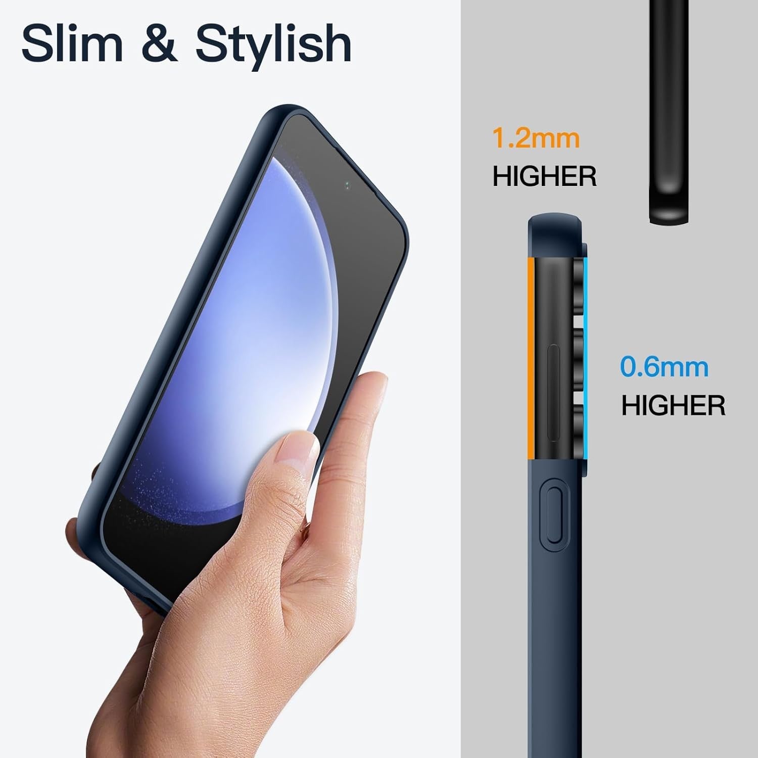 Husa de Protectie Matte TPU, Flippy, pentru Samsung Galaxy S23 FE 5G, Protectie Camera, Antisoc, Antizgariere,