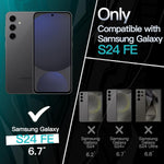 Husa de Protectie Matte TPU, Flippy, pentru Samsung Galaxy S24 FE, Protectie Camera, Antisoc, Antizgariere,