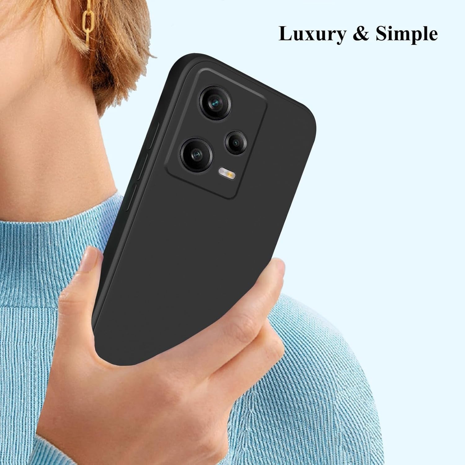 Husa de Protectie Matte TPU, Flippy, pentru Xiaomi Redmi 12 Pro, Protectie Camera, Antisoc, Antizgariere,