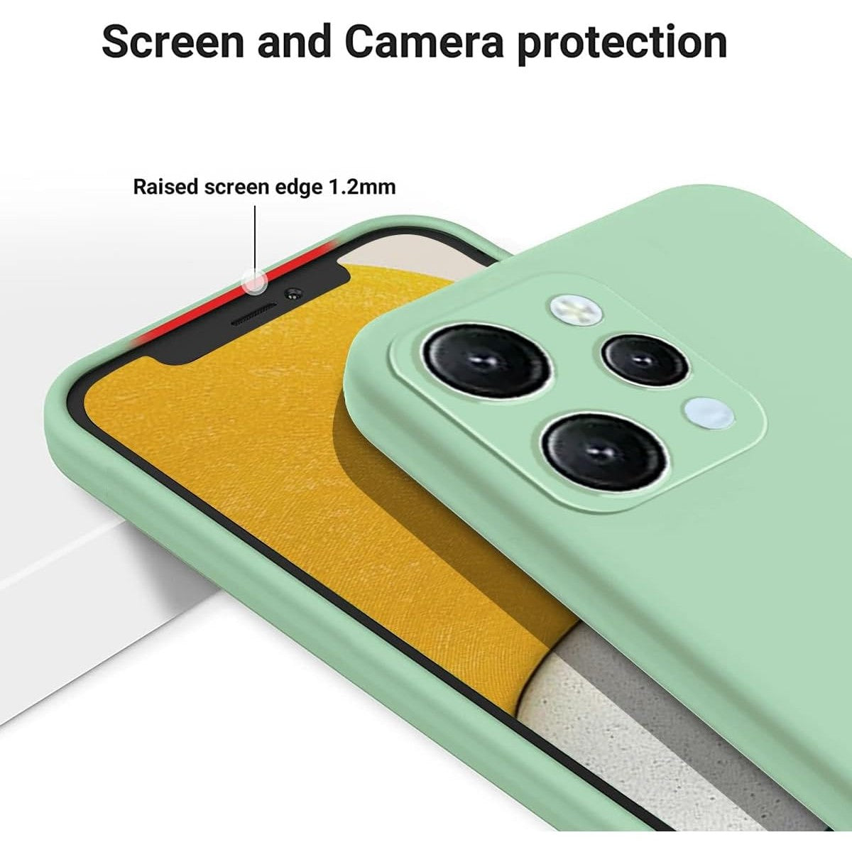 Husa de Protectie Matte TPU, Flippy, pentru Xiaomi Redmi 12, Protectie Camera, Antisoc, Antizgariere, Antialunecare,