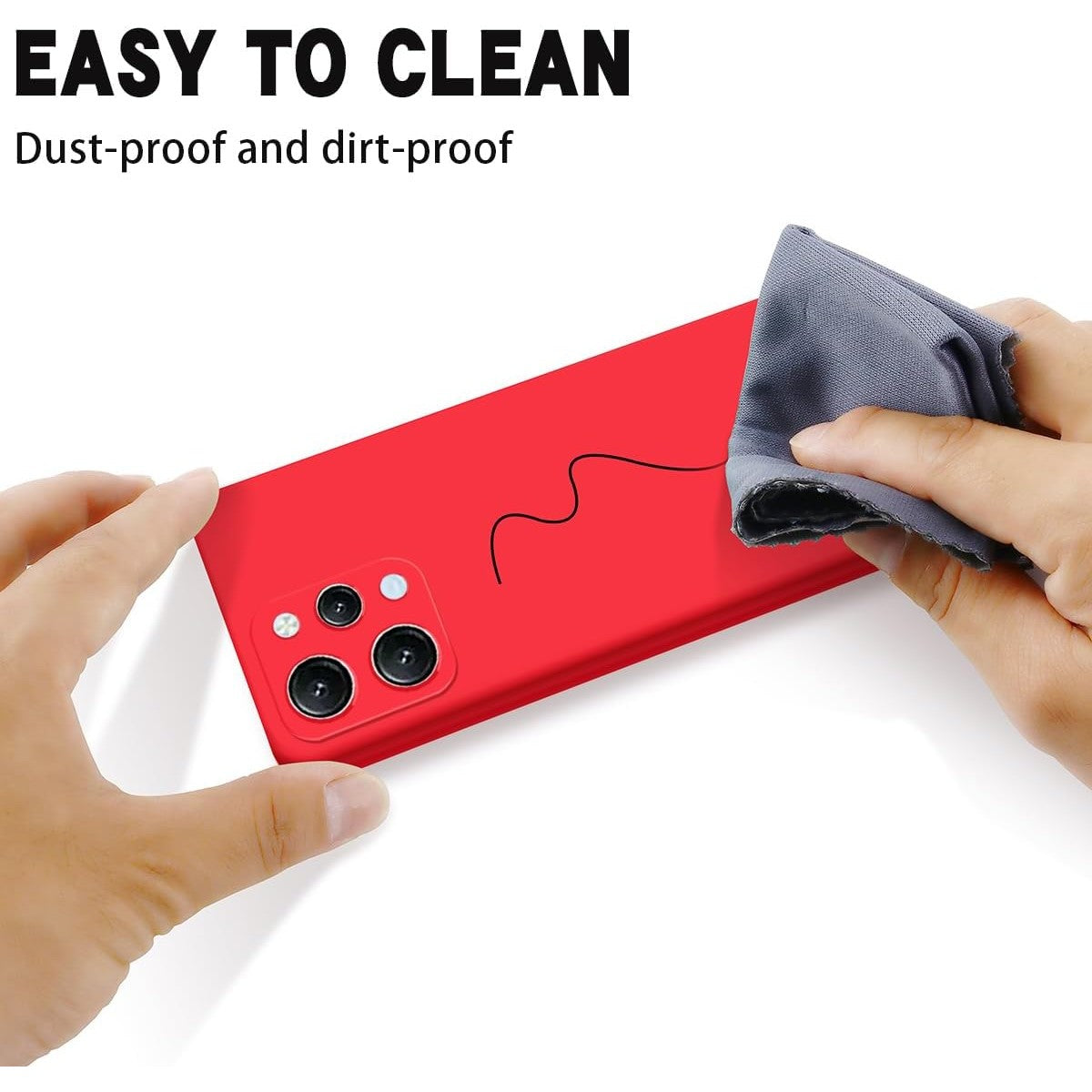 Husa de Protectie Matte TPU, Flippy, pentru Xiaomi Redmi 12 Pro, Protectie Camera, Antisoc, Antizgariere,