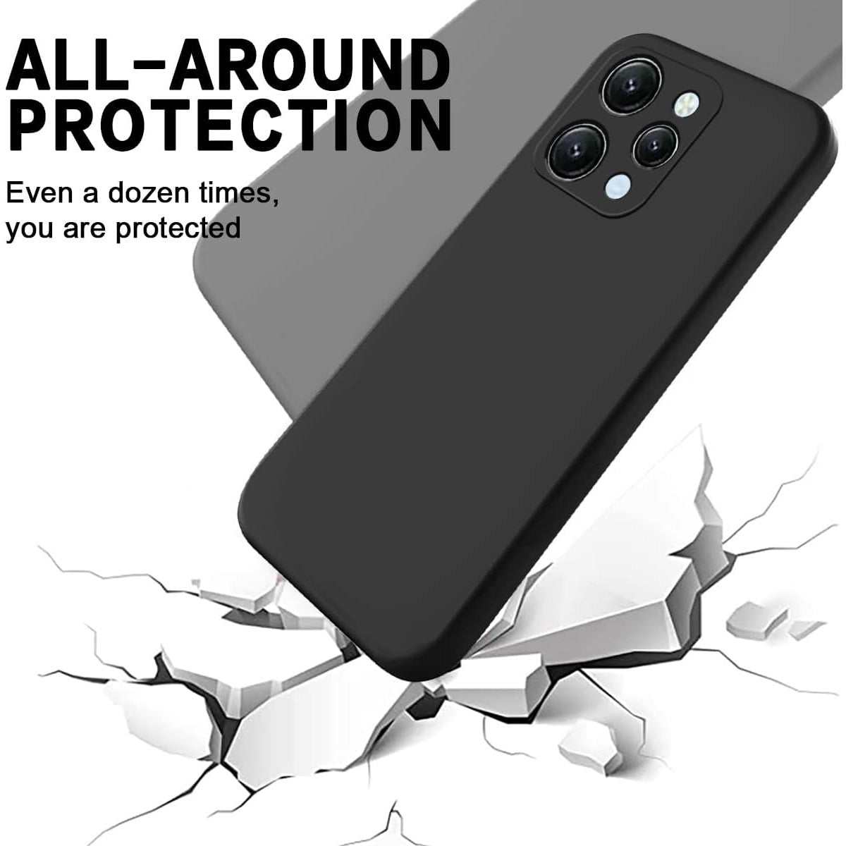 Husa de Protectie Matte TPU, Flippy, pentru Xiaomi Redmi 12 Pro, Protectie Camera, Antisoc, Antizgariere,