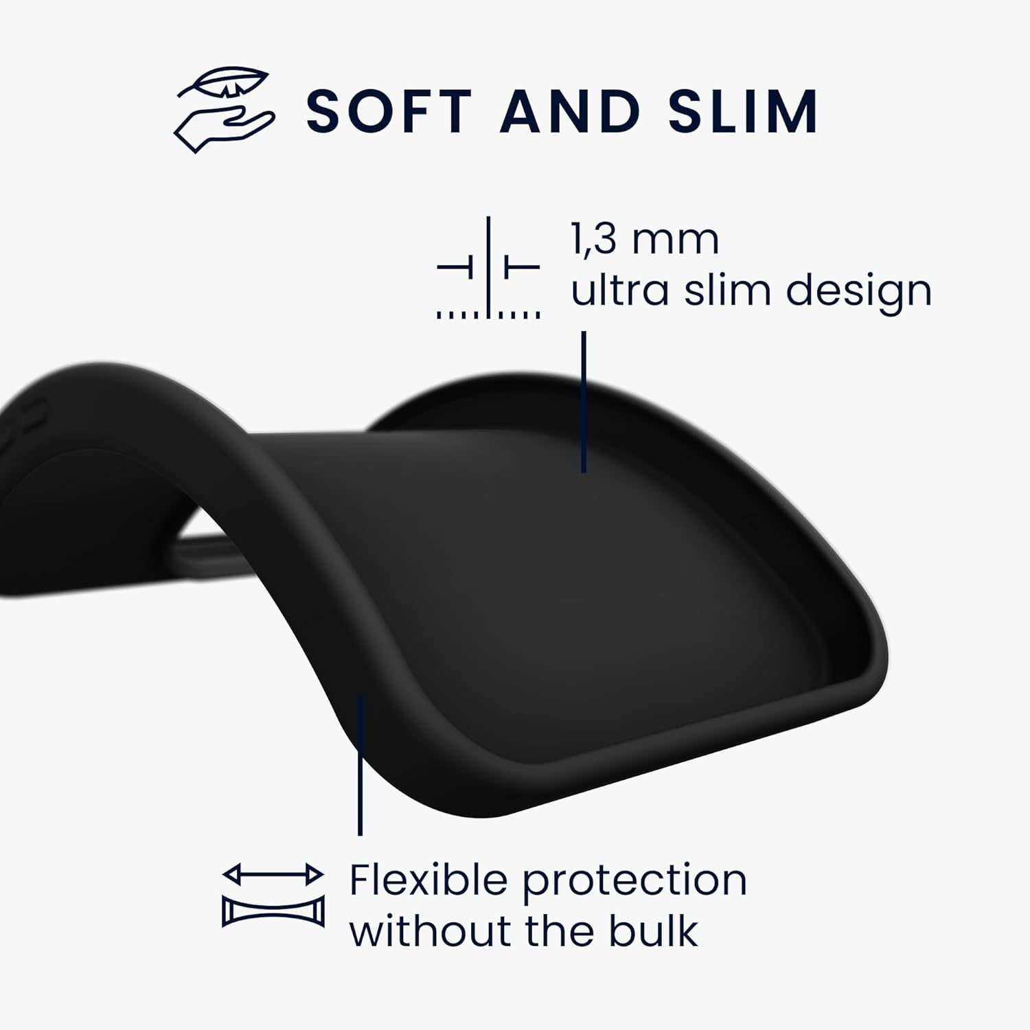 Husa de Protectie Matte TPU, Flippy, pentru Xiaomi Redmi 13C, Protectie Camera, Antisoc, Antizgariere, Antialunecare,