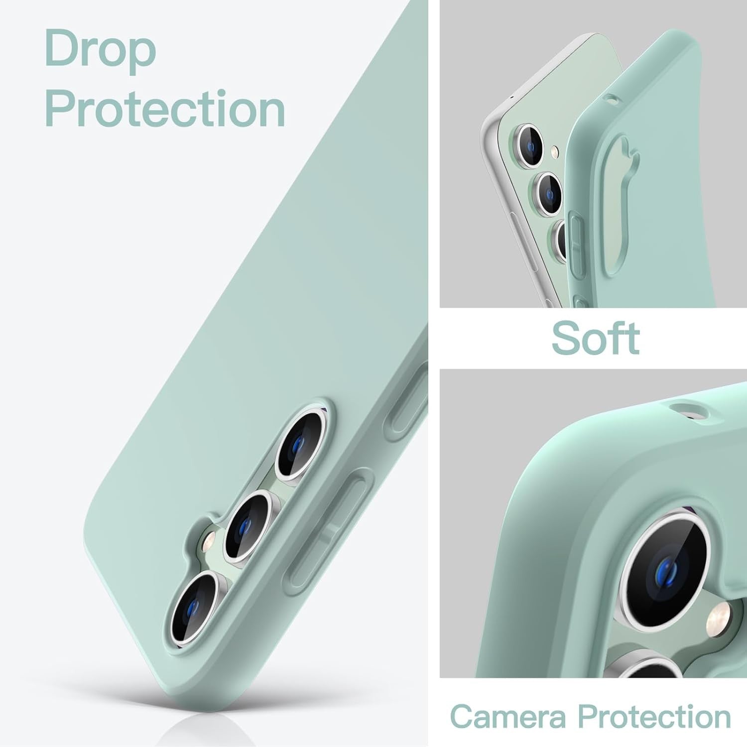 Husa de Protectie Matte TPU, Flippy, pentru Xiaomi Redmi 13C, Protectie Camera, Antisoc, Antizgariere, Antialunecare,
