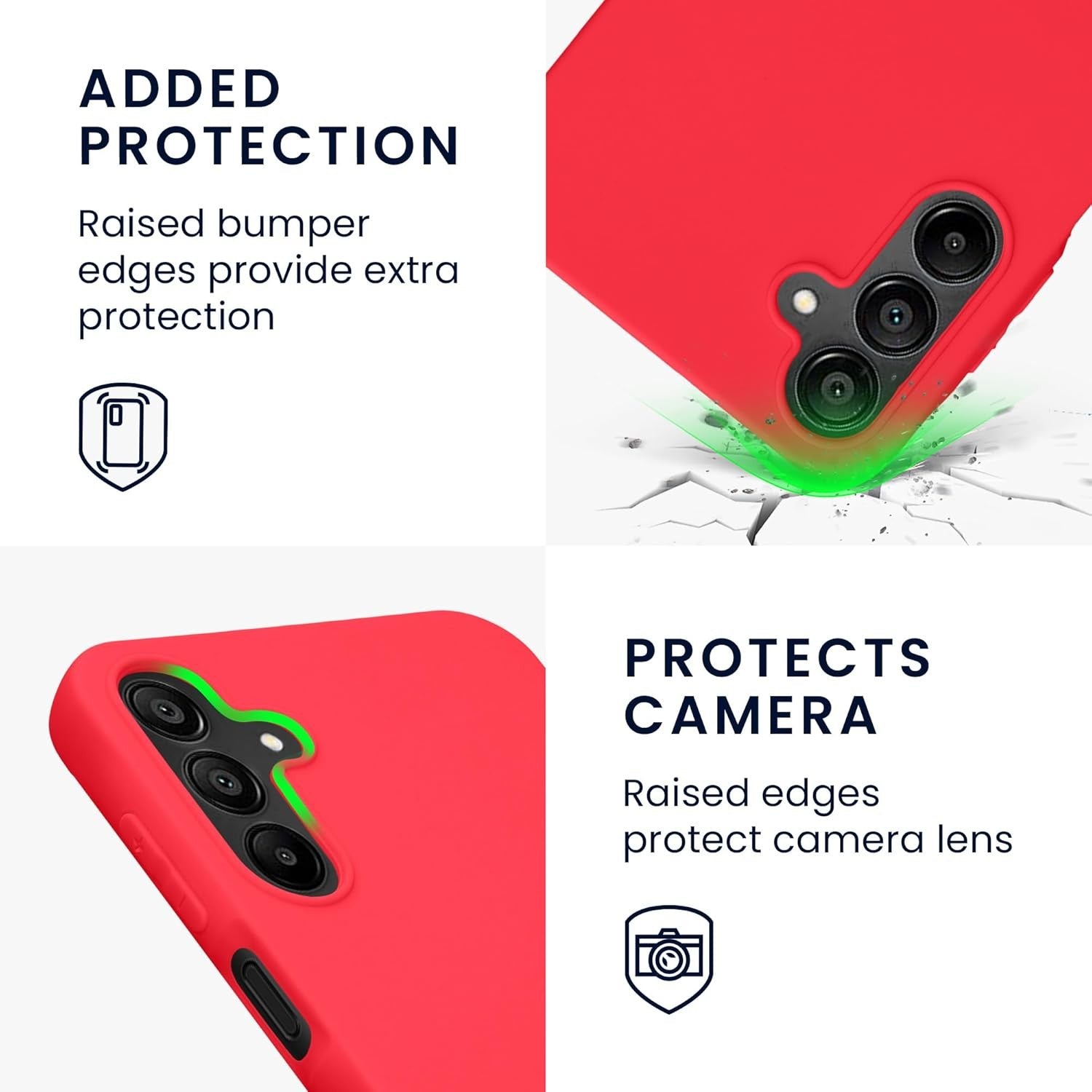 Husa de Protectie Matte TPU, Flippy, pentru Xiaomi Redmi Note 12 5G, Protectie Camera, Antisoc, Antizgariere,