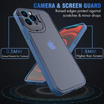 Husa de Protectie, Flippy, Bracket Series, pentru Apple iPhone 14 Plus, cu Suport si Protectie Camera, Albastru