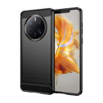 Husa de Protectie pentru Huawei Mate 50 Pro, Flippy, Protectie 360, din TPU cu element de Carbon, Anti Alunecare, 1.8