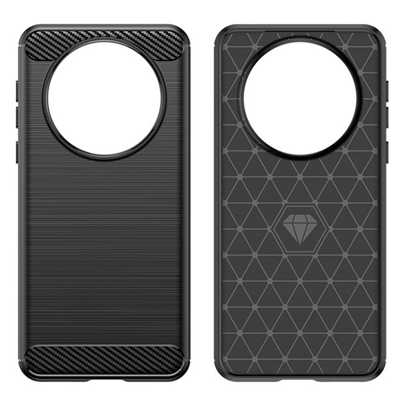 Husa de Protectie pentru Huawei Mate 60 Pro, Flippy, Protectie 360, din TPU cu element de Carbon, Anti Alunecare, 1.8