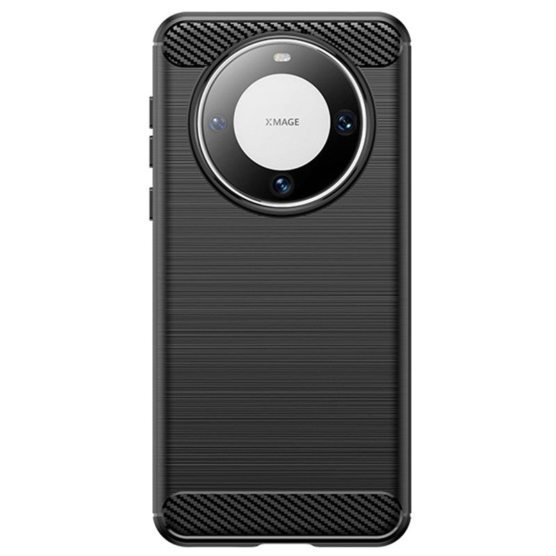 Husa de Protectie pentru Huawei Mate 60 Pro, Flippy, Protectie 360, din TPU cu element de Carbon, Anti Alunecare, 1.8