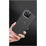 Husa de protectie pentru iPhone 14, cu suport metalic pentru camera, Bracket Series, Flippy, Protectie Antisoc, PC mat,