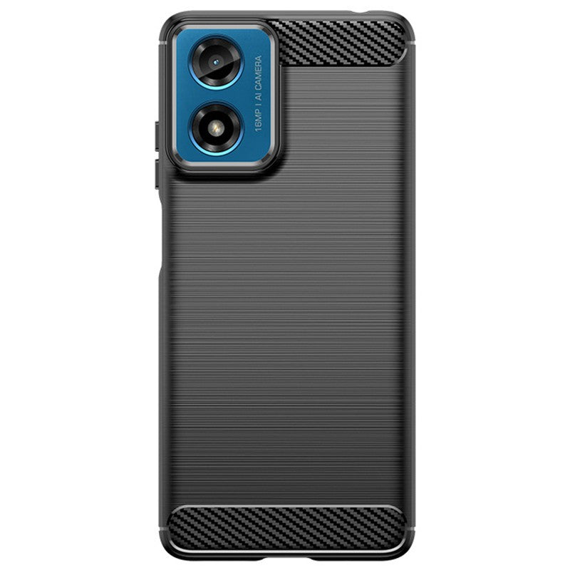 Husa de Protectie pentru Motorola Moto G04 5G / Moto G24 5G, Flippy, Protectie 360, din TPU cu element de Carbon, Anti