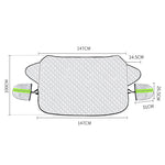Husa de Protectie pentru Parbriz, Flippy, Protectie pentru Zapada Gridnina Soare, Scut Auto anti Zapada, 150 x 110 cm